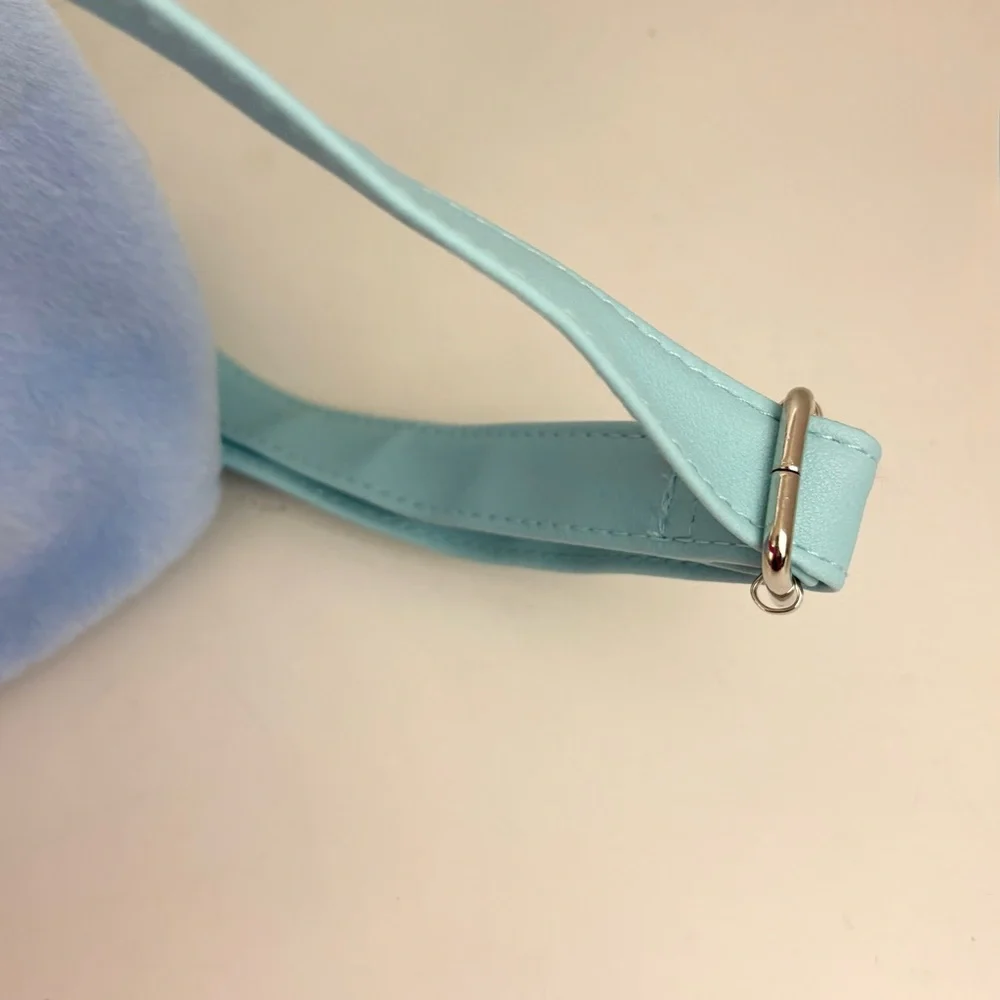 Cinnamoroll Baby Blue Fuzzy Crossbody Bag New With Tags